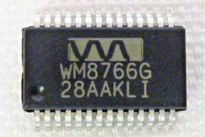 新品未使用送料込 Wolfson オーディオ D/A コンバータ IC WM8766GEDS/RV