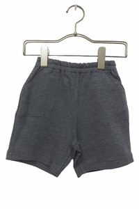 【中古】MIKI HOUSE ミキハウス 子供服 キッズ パンツ ハーフパンツ グレー ウール混 男の子 女の子 110cm