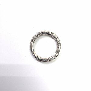 【正規品 約14号】CHROME HEARTS クロムハーツ NTFL リング 925 シルバー 指輪 OA700