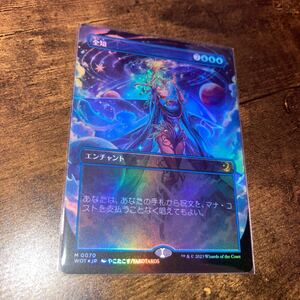 foil 全知　アニメ絵　ギャザリング mtg エルドレインの森