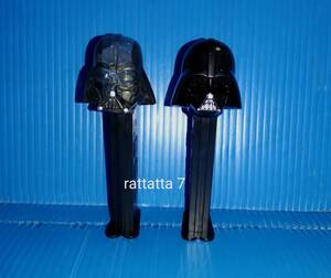 ☆PEZ☆Candy Dispenser☆STAR WARS☆SW☆Darth Vader☆ペッツ☆スターウォーズ☆ダース・ヴェイダー☆セット☆クリア☆ダースベイダー