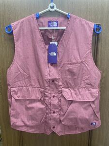 定価22000円　バーガンディ　L　未使用　 THE NORTH FACE PURPLE LABEL Garment Dye Field Vest NT3251N ベスト