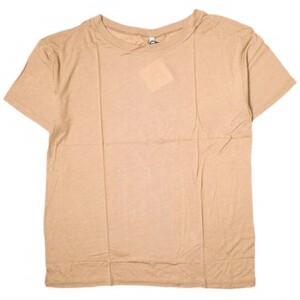 新品 BASERANGE ベースレンジ ポルトガル製 LOOSE TEE ルーズTシャツ XS AURAL 半袖 バンブー カットソー トップス g19743