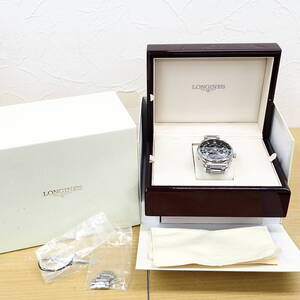 48821-60　ロンジン LONGINES L2.739.4 マスターコレクション レトログラード ムーンフェイズ 自動巻き メンズ 良品オールSS　送料60size