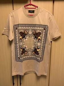 正規 11AW GIVENCHY ジバンシー ジバンシィ ロットワイラー バンダナ Tシャツ ベージュ M 11F 7081 651