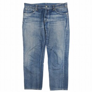 美品 15SS ビズビム VISVIM SOCIAL SCULPTURE DENIM USED加工 デニム パンツ ジーンズ ジーパン Gパン ボトムス コットン 03D11 W36 L30