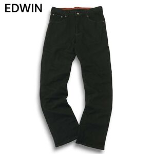 EDWIN エドウィン ER003W WILD FIRE★ ジャージーズ 防風 裏起毛 ストレッチ デニム パンツ ジーンズ Sz.M　メンズ バイク　A4B05288_A#Q