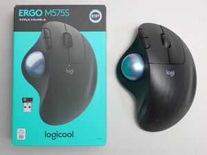 logicool ロジクール ワイヤレス トラックボール ERGO M575S ブラック 中古良品