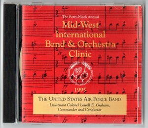 送料無料 吹奏楽CD アメリカ空軍バンド ミッドウエスト1995 寄港地 短い交響曲 サウンド・バリアー アンドレア・シェニエ 他