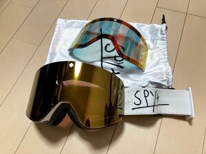 SPY★MARAUDER★ 2022★Zak Hale★Happy Bronze with Gold Spectra Mirror★スペアレンズ付