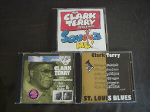 CLARK　TERRY　輸CD3枚セット　ST.LOUIS　BLUES　WHAT　A　WONDERFUL　WORLD　SQUEEZE　ME