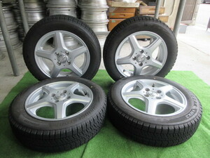 ☆2021年製屋内保管超バリ山☆CLX T-S 14-4.5J+45 4H/100☆BS ブリザックVRX2 155/65/14 4本(I266)N-BOX スペーシア　タント等