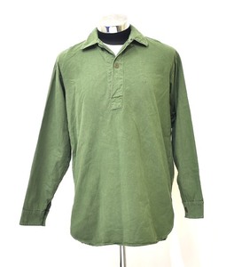 スウェーデン軍 M55 プルオーバー ミリタリーシャツ 長袖 PULLOVER L/S SHIRT SWEADEN ARMY MILITARY39 年代スリーピング アーミー軍モノ