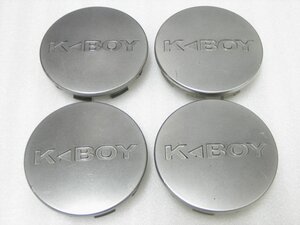 ■中古品■RUNS K-BOYセンターキャップ4枚セット■外径60mm■