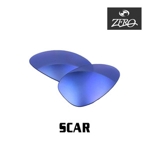 オークリー サングラス 交換レンズ スカー ミラーレンズ SCAR OAKLEY ZERO TECH BASE製 互換レンズ