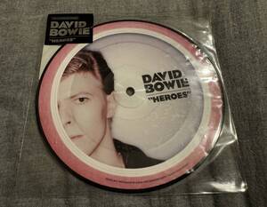 未開封 7INCH (40TH ANNIVERSARY, PICTURE DISC) David Bowie / Heroes デヴィッド・ボウイ