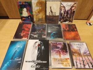 ■超豪華!!■超美品!!■GACKT■ライブDVD■メイキングVHS■ローソン限定VHS■１８セット■一部帯付き■一部特典付き■