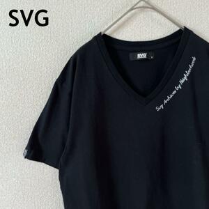 T1 SVG ネイバーフッド　tシャツ 半袖　Vネック　サイズ1 黒Sメンズ