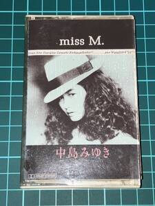 中島みゆき　miss M カセットテープ