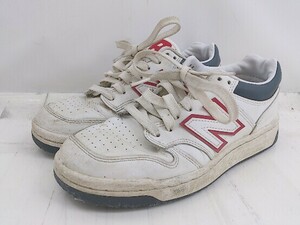 ◇ NEW BALANCE ニューバランス BB480LWG スニーカー シューズ サイズ22.5cm ホワイト ネイビー系 レディース E