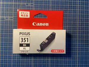 【未使用】【未開封】【取付期限切れ】 Canon キヤノン 純正 インクカートリッジ PIXUS BCI-351XL BK ブラック 黒 大容量タイプ ②