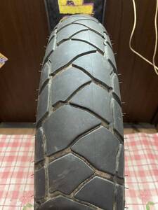 中古MCタイヤ 2023年製造 MICHELIN ANAKEE ADVENTURE 120/70R19 ミシュラン アナキー アドベンチャー 120 70 19 2023 K4750