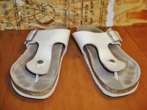 41 ビルケンシュトック タタミ 白 サンダル BIRKENSTOCK K20C499