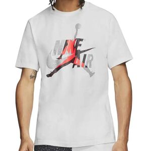 USA正規品 【3XL】 NIKE ナイキ AIR JORDAN エア ジョーダン 半袖 Tシャツ マッシュアップロゴ ネオンカラー 白 JUMPMAN ジャンプマン