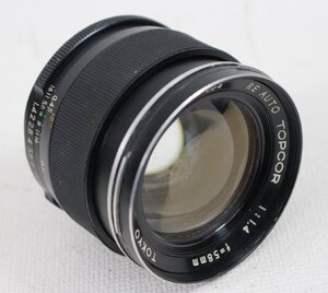 □現状品□ TOKYO KOGAKU RE AUTO TOPCOR 58mm F1.4 東京光学 ※カビあり 未チェック (2761393)