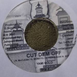 Raster Riddim Single 3枚Set #3 from Ras Star Yami Bolo Norris Man Lutan Fyah