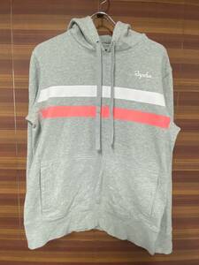 IK473 ラファ Rapha BREVET HOODIE 長袖 パーカー グレー S