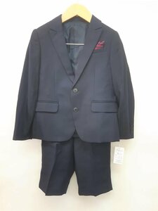 【送料込】[新品] [キッズ/子供服] Ready Freddy レディフレディ フォーマル スーツ 130cm 濃紺 ダークブルー パンツはショート丈 /n471318