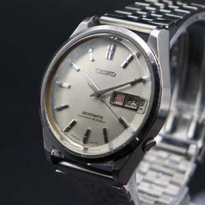 SEIKO SEIKOMATIC セイコーマチック 35石 6218-8000 自動巻き イルカ王冠マーク シルバーカラー 1966年製 デイデイト アンティーク メンズ