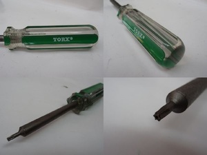 精密ドライバ－トルクスドライバー TORX T8H イジリ止付特殊工具