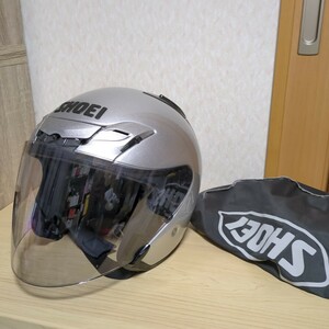 SHOEI ショウエイ J-FORCEⅢ シルバー　サイズ　XL J-FORCE3 ジェットヘルメット 