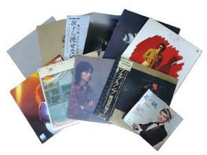 ●邦楽LP他レコード　全16枚セットまとめ売り/am-Z-106-4410-7-1.5/松山千春/原田真二/南こうせつ/風/柳ジョージとレイニーウッド