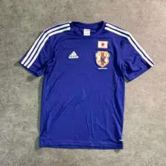 【adidas】JFA 日本代表　ユニフォームシャツ　古着used SM31