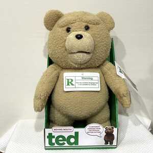 ZZ【TED テッド】16インチ ぬいぐるみ トーキングプラッシュ R-Rated テディベア 全高約40cm BIG Commonwealth タグ付き新品 PW2