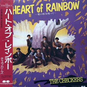D帯付12インチ チェッカーズ Heart of Rainbow LP レコード 5点以上落札で送料無料
