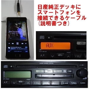 日産純正デッキ用　外部入力ケーブル Walkman iPod対応