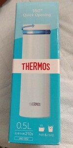 サーモス(THERMOS) 真空断熱ケータイマグ マグボトル 500ml 【スクリュータイプ】新品 シャイニーブルー JNO-502 SHB 未使用品