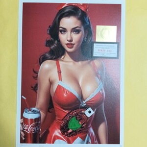 DEATH NYC 世界限定100枚 アートポスター　コカコーラ　Coca-Cola　GIRL　手榴弾　Banksy　バンクシー　ストリートアート　現代アート