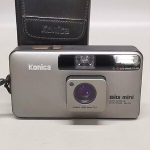 Konica BIG mini BM-201 コニカ コンパクトフィルムカメラ ケース付 ジャンク Z5846