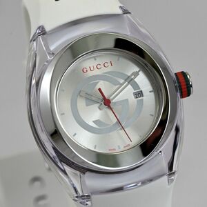 極美品 Gucciグッチ Sync 36mm ユニセックス Unisex Wristwatch Ref.137.3 YA137302 箱付 $N45-29-9