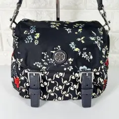 【美品】トリーバーチ TORYBURCH ショルダーバッグ ナイロン 花柄