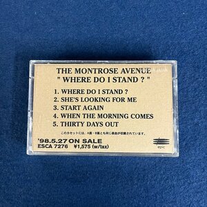 希少! レア! プロモ The Montrose Avenue Where Do I Stand？ カセットテープ 非売品 サンプル品 モントローズアベニュー digjunkmarket