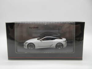 1/43 レクサス LEXUS LC500h L package　ミニカー　ホワイトノーヴァガラスフレーク　ホワイトパール