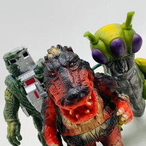 中古品 ウルトラ怪獣シリーズ ウルトラマングレート ソフビ デガンジャ バイオス マジャバ 3種セット