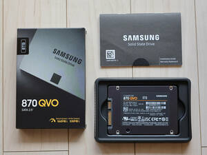 Samsung 870 QVO 8TB SATA 2.5インチ 内蔵 SSD MZ-77Q8T0B/EC 国内正規品 #575X