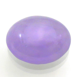 ラベンダーヒスイ ルース 3.36ct 珍しく高い透明度 とろんと魅力的な淡青紫 ミャンマー ソーティング付 瑞浪鉱物展示館 5294